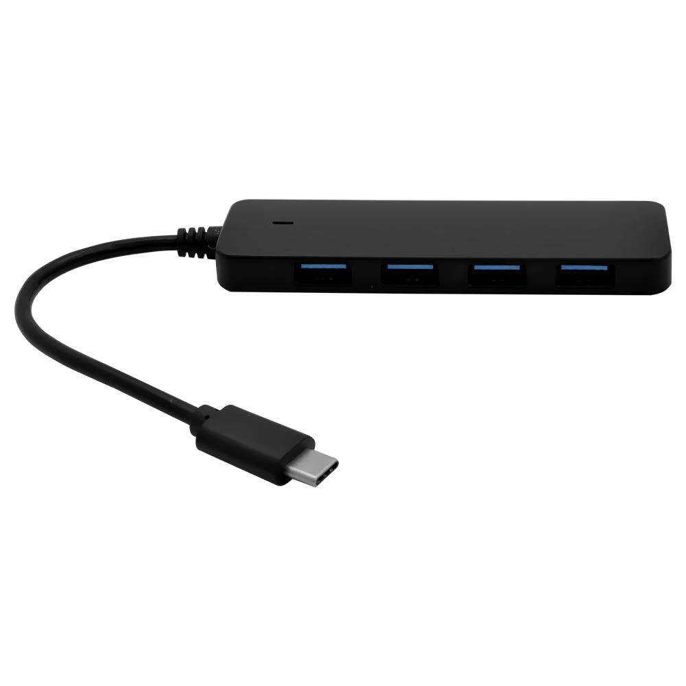 Hub USB-C Mtek HB-531TC 4 Portas USB 3.1 - Preto