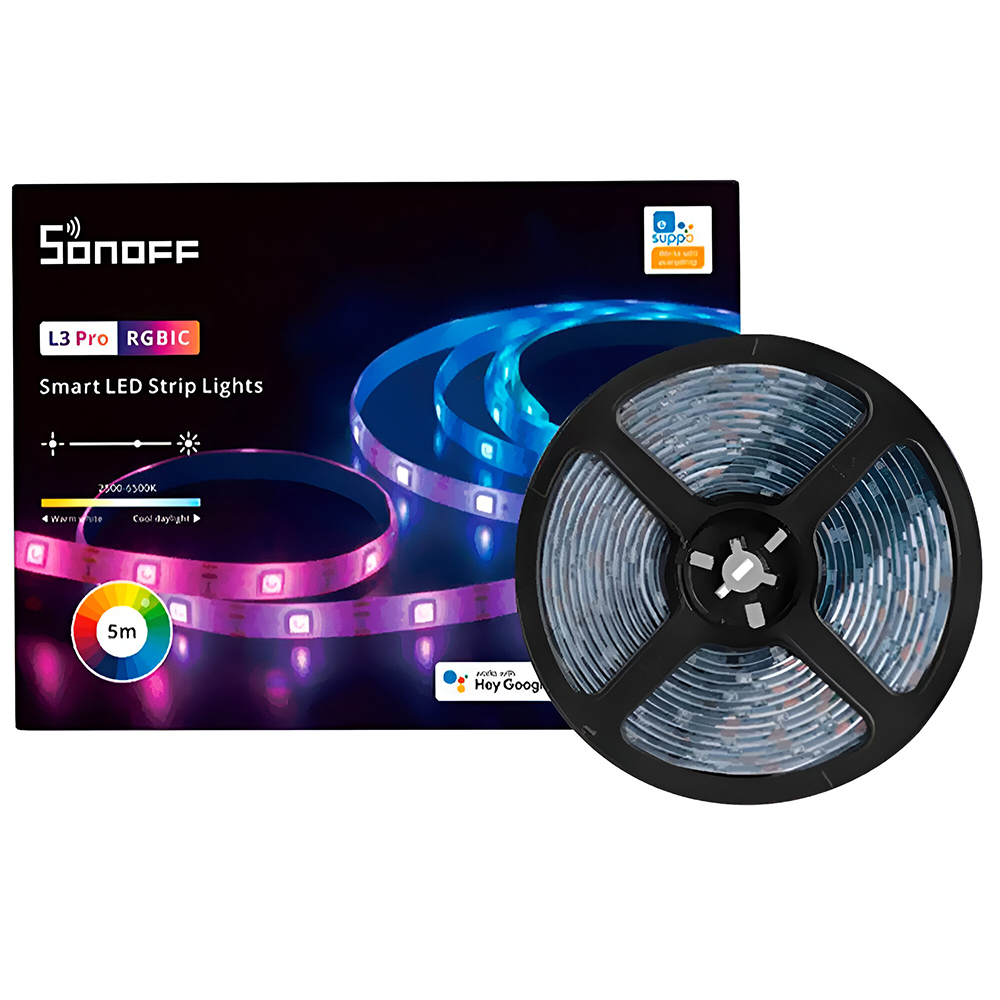 Fita LED Sonoff L3-5M-P L3 Pro Smart Kit / RGBIC - 5M