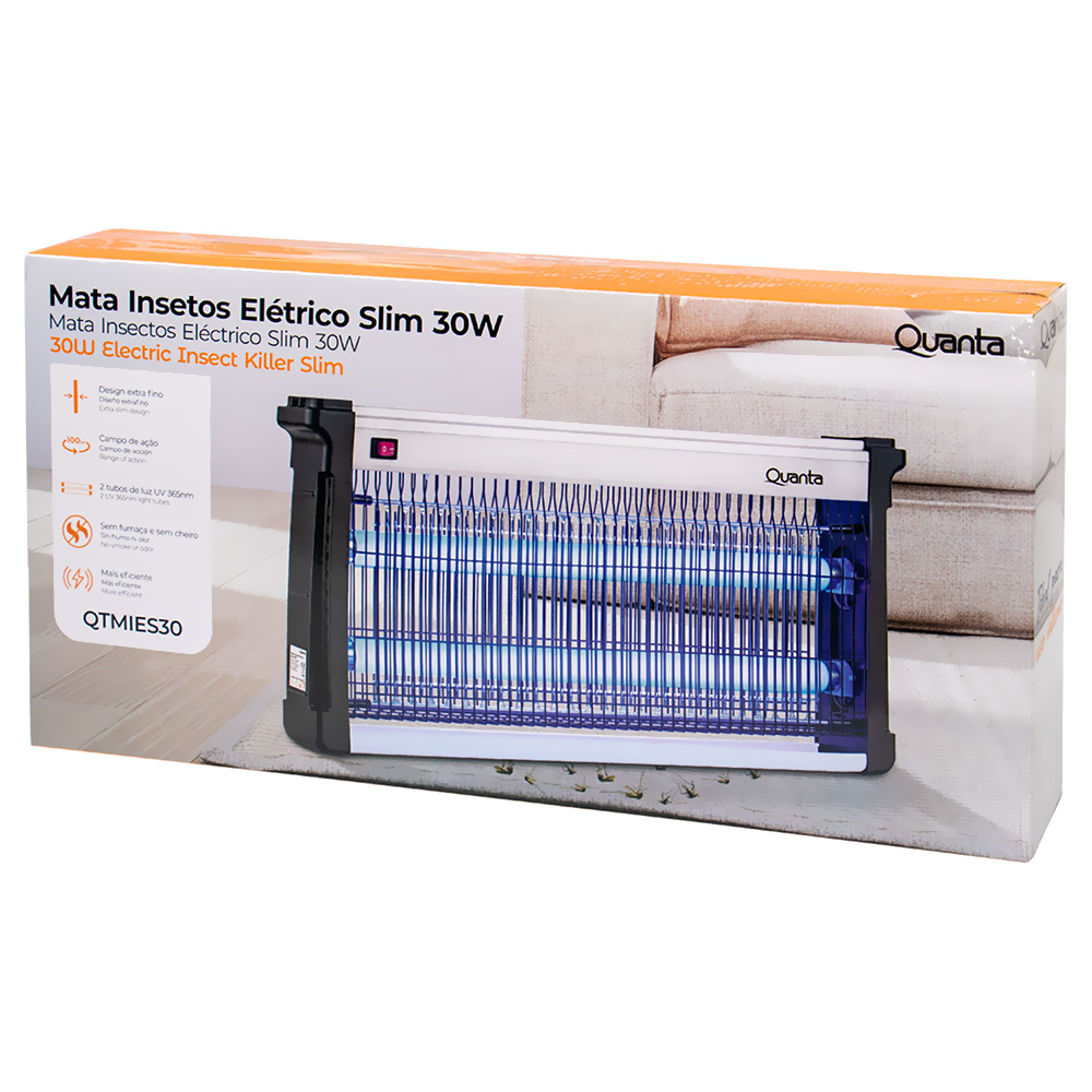 Lampada Mata Mosquito Quanta QTMIES30 LED - 220V