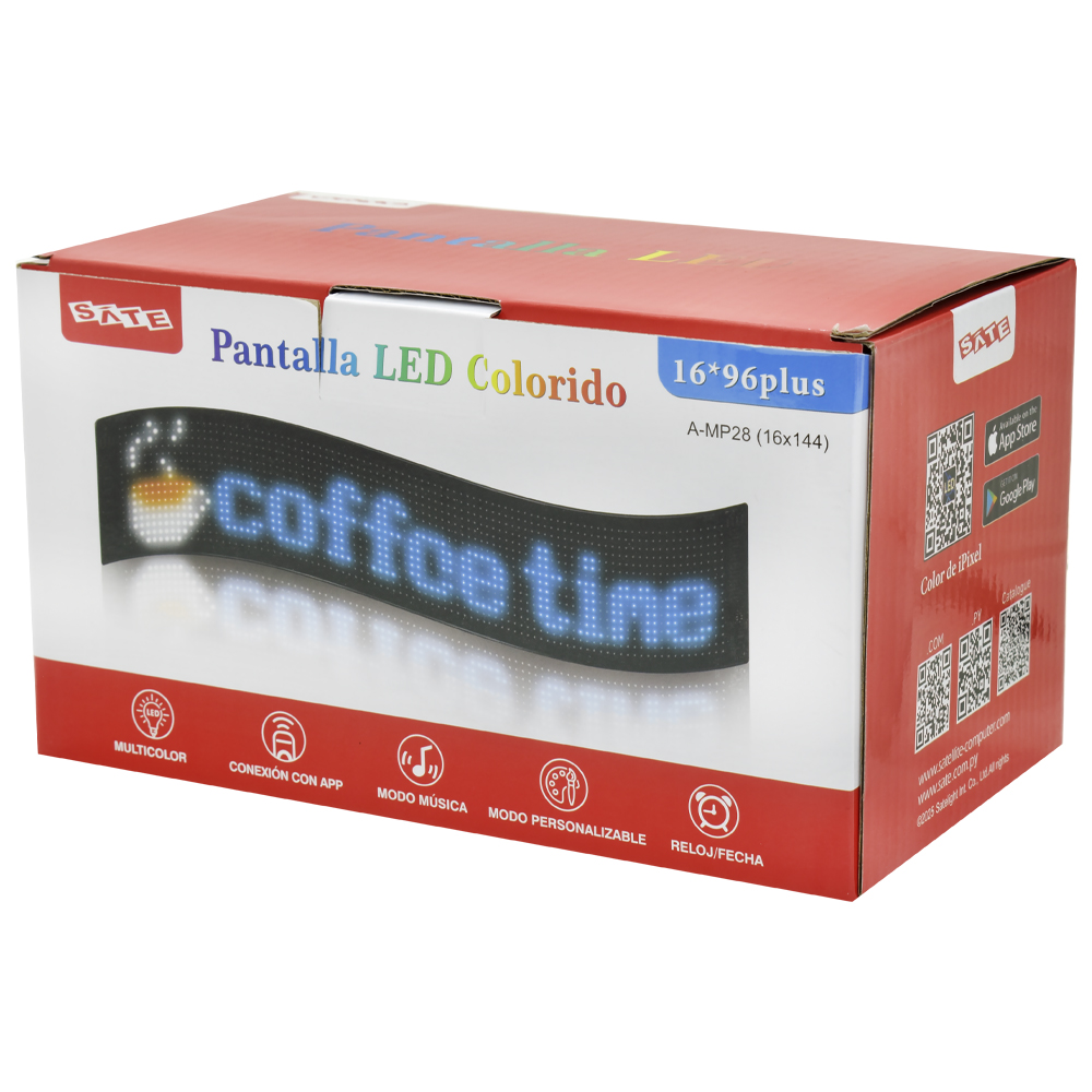 Painel LED Satellite A-MP28 RGB - 16X144-192X898MM