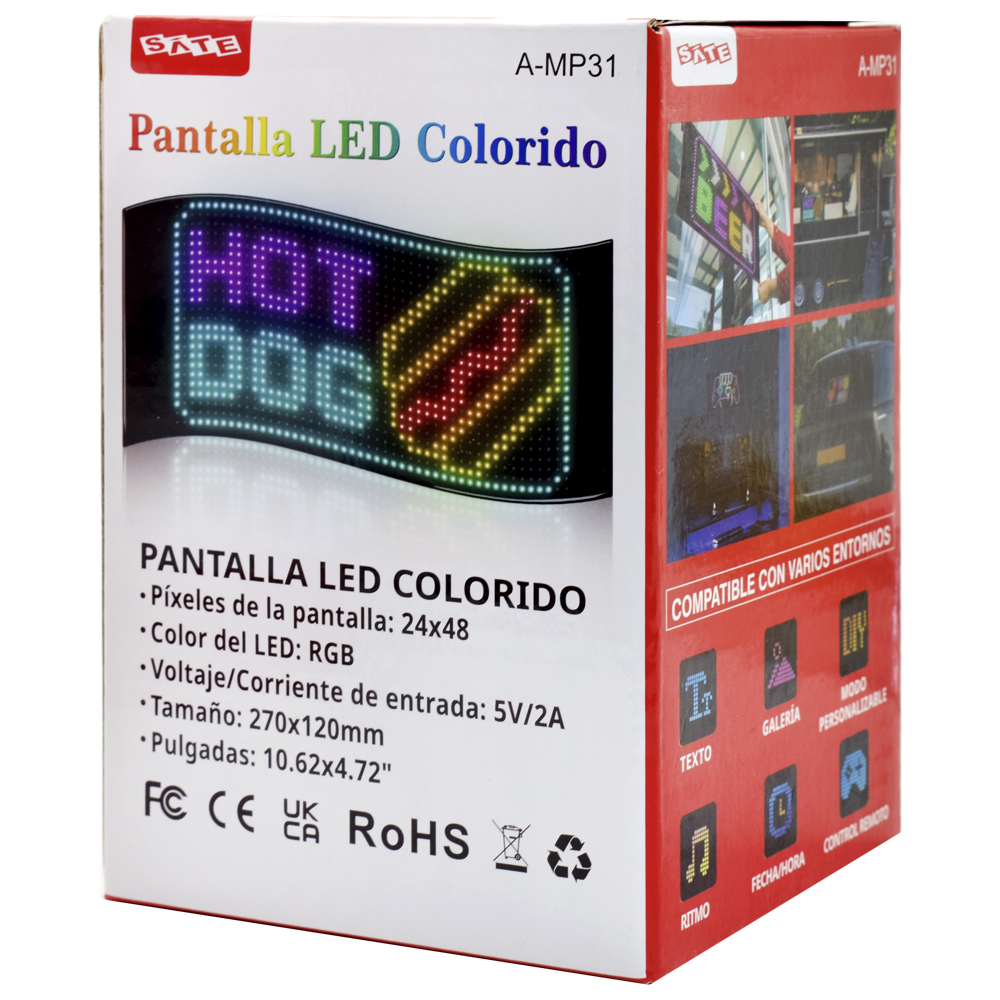 Painel LED Satellite A-MP31 RGB - 24X48-270X120MM