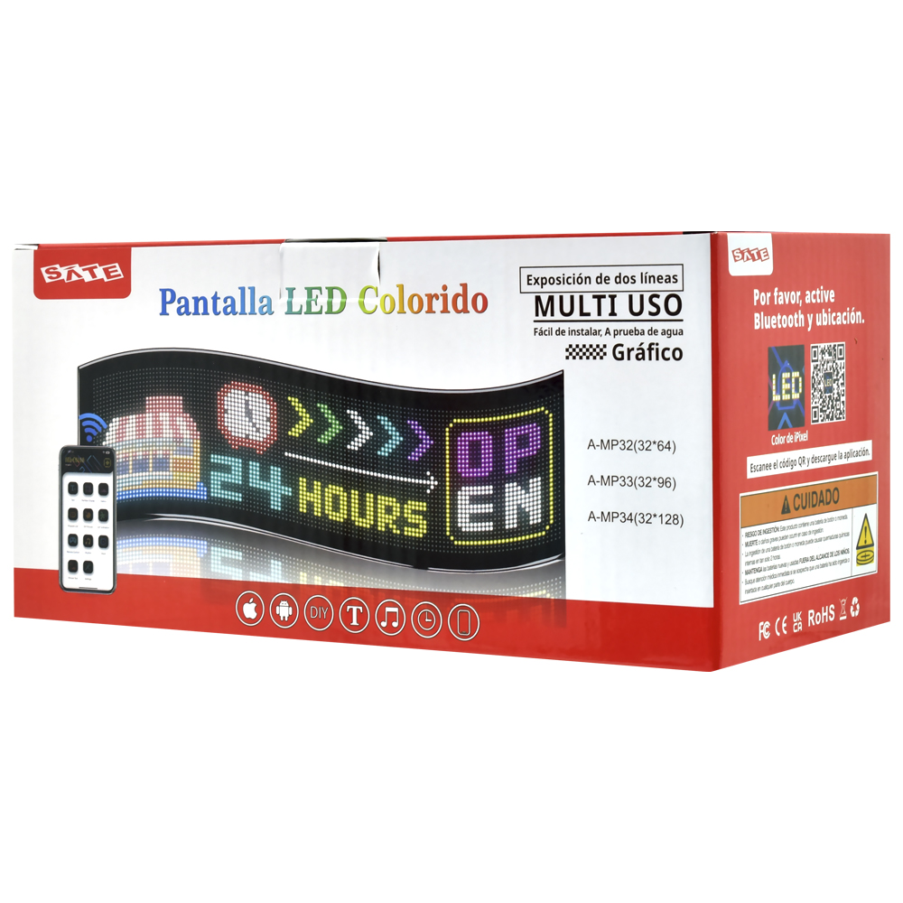Painel LED Satellite A-MP32 RGB - 32X64-33X20CM