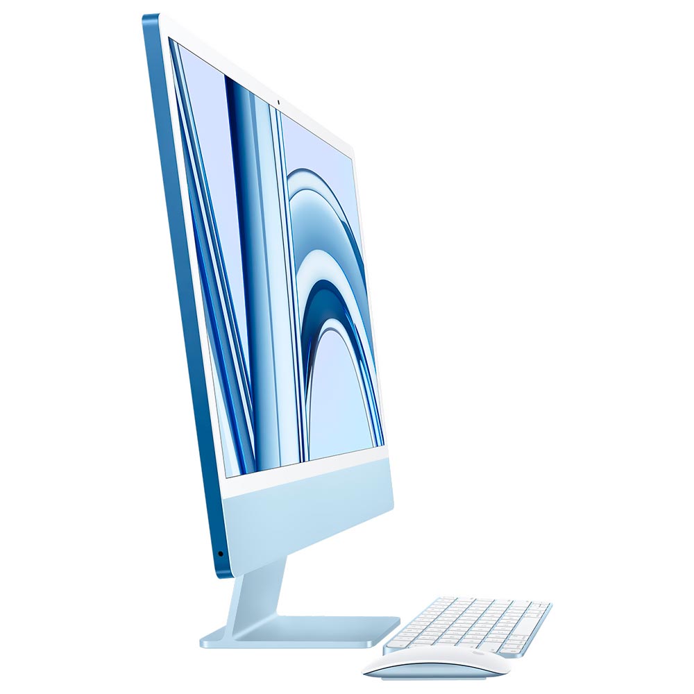 Apple iMac MQRC3LL/A M3 Tela 24" / 8GB de RAM / 256GB SSD - Blue (2023)