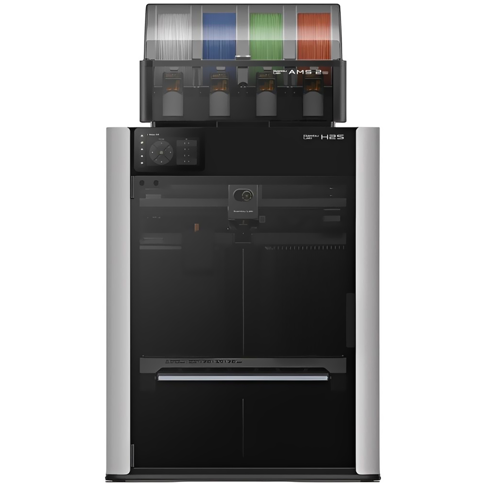 Impressora 3D Bambu Lab H2S LV PF003-L+SA007 Laser Full Combo AMS 2 Pro Multi Color / 110V - Cinza