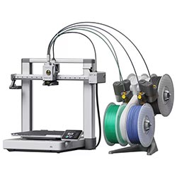 Impressora 3D Bambu Lab PF002-A+SA005 A1 Combo AMS Lite / Bivolt - Preto
