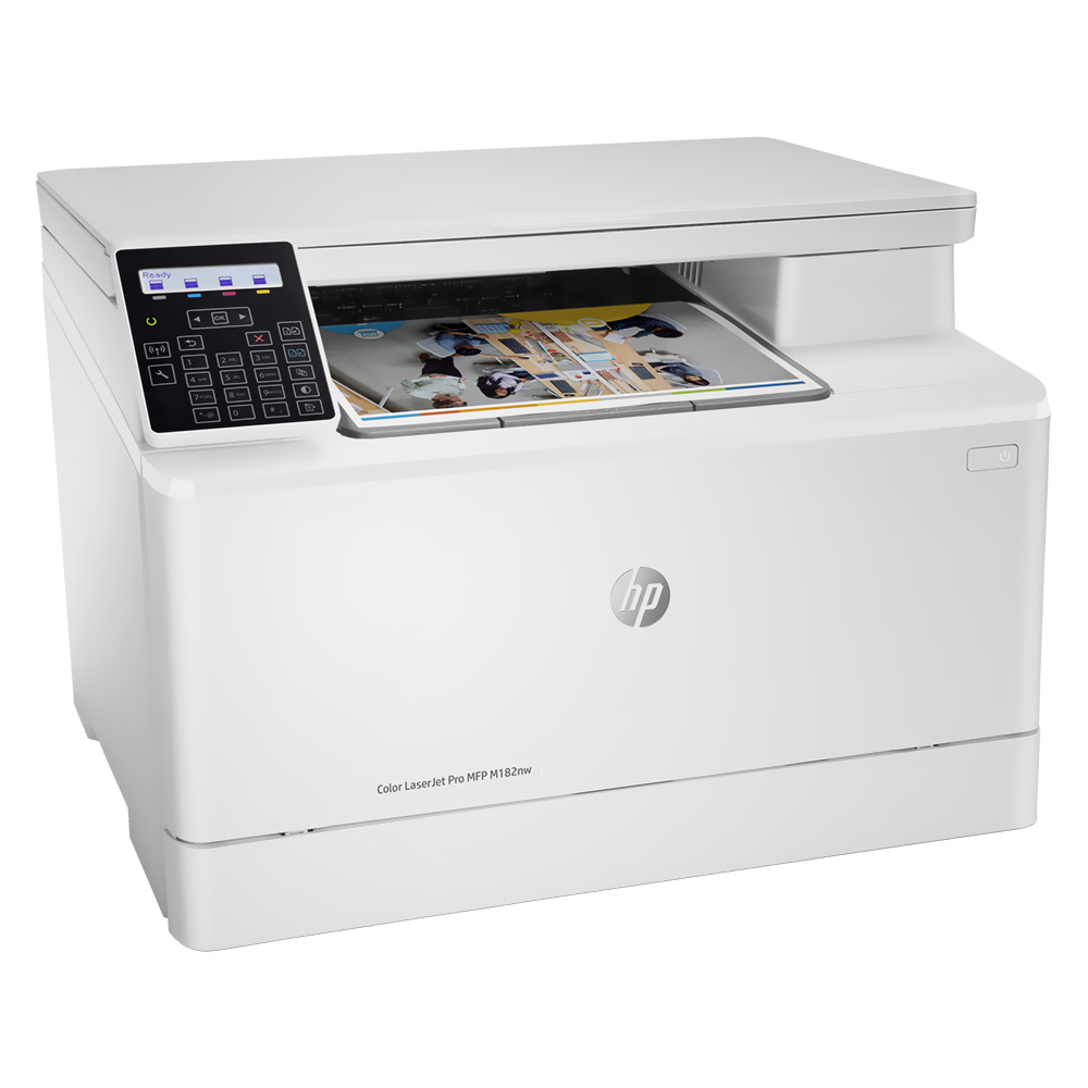 Impressora HP Laserjet Color MFP M182NW Pro Wifi / 110V - Branco