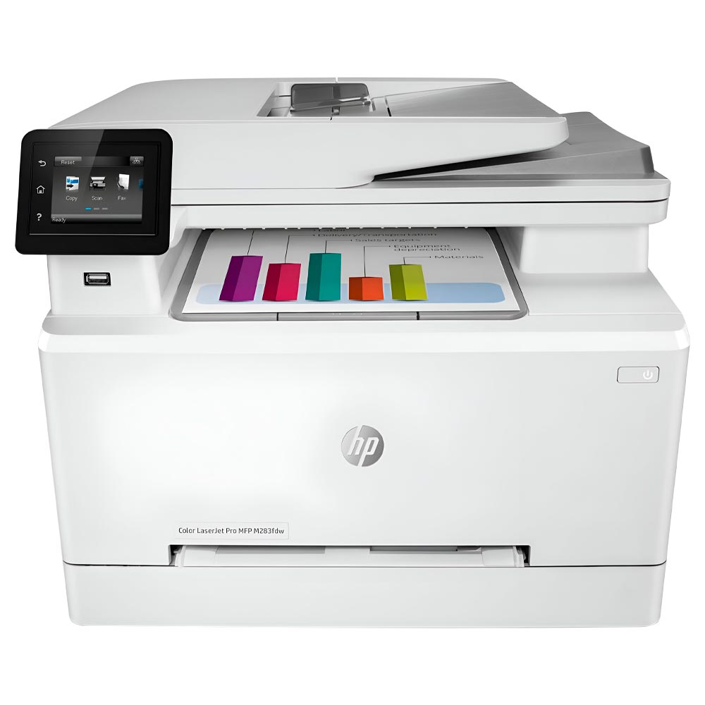 Impressora HP Laserjet Pro Color M283FDW Wifi / 110V - Branco