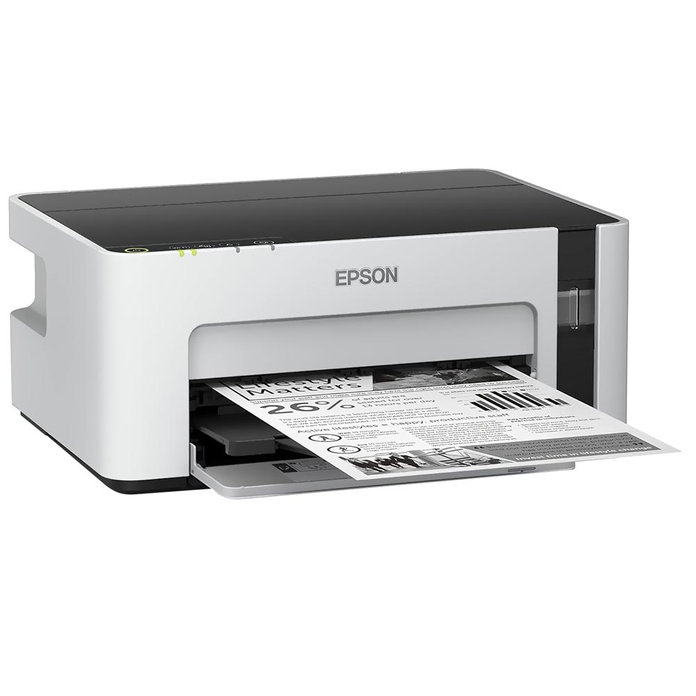 Impressora Monocromática Epson M1120 EcoTank Wifi / Bivolt - Branco / Preto