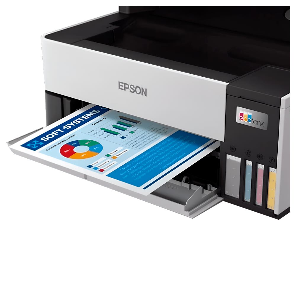 Impressora Multifuncional Epson L6490 EcoTank Wifi / Bivolt - Branco