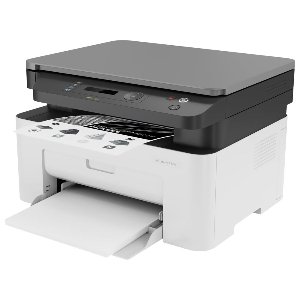 Impressora Multifuncional HP LaserJet 135W Wi-Fi / 110V - Branco 