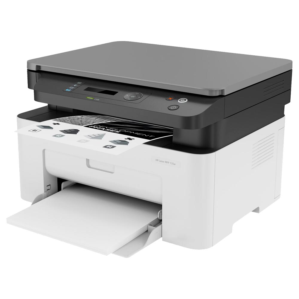 Impressora Multifuncional HP LaserJet 135W Wi-Fi / 220V - Branco