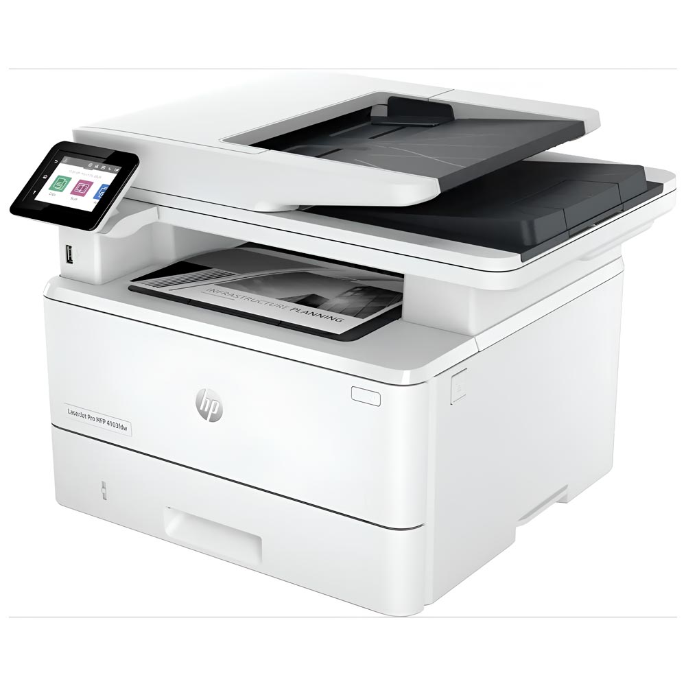 Impressora Multifuncional HP Laserjet Pro MFP 4103FDW 110V - Branco