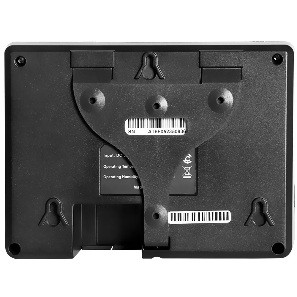 Leitor Biométrico Digital Zkteco K14 - Preto / Prata (Cabo não Incluido)