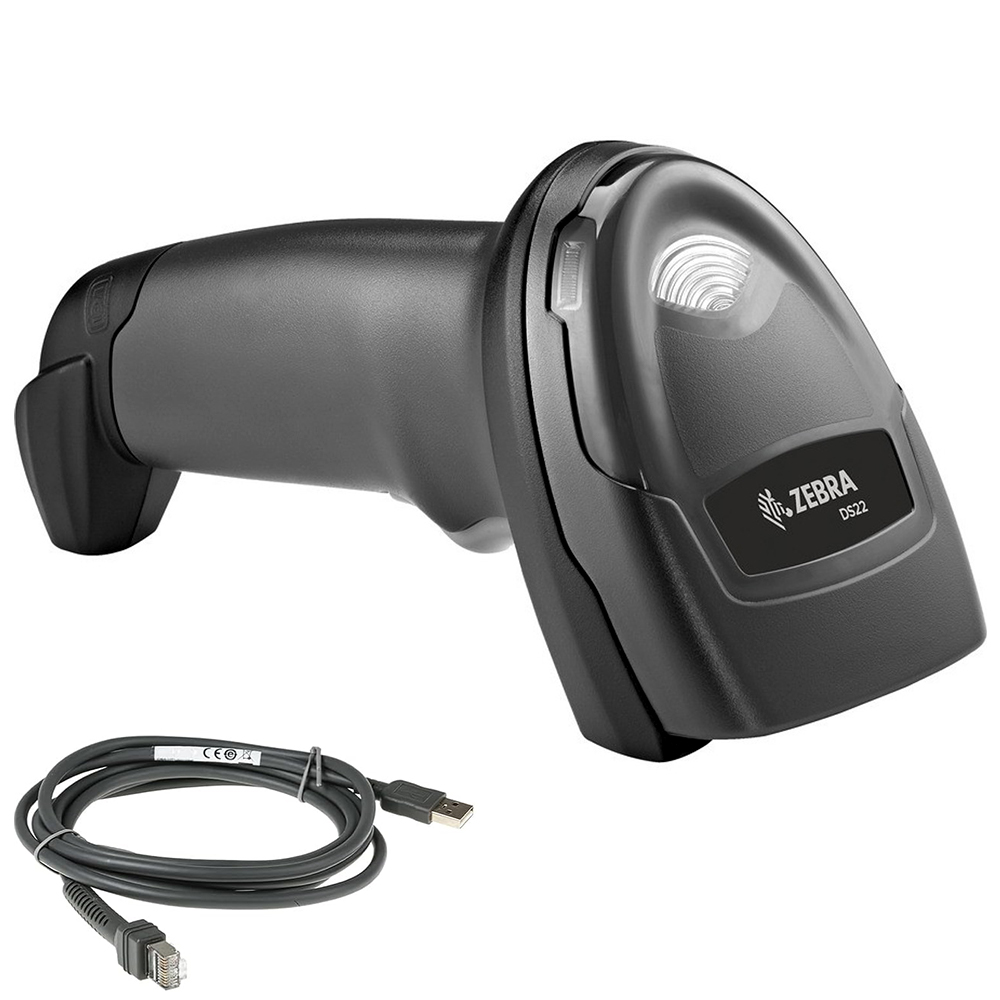 Leitor de Código de Barras Zebra DS2208 2D USB - Preto