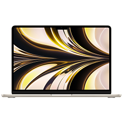 Apple MacBook Air MC7W4LL/A A2681 M2 Octa Core Tela Retina 13.6" / 16GB de RAM / 256GB SSD - Starlight (2022)