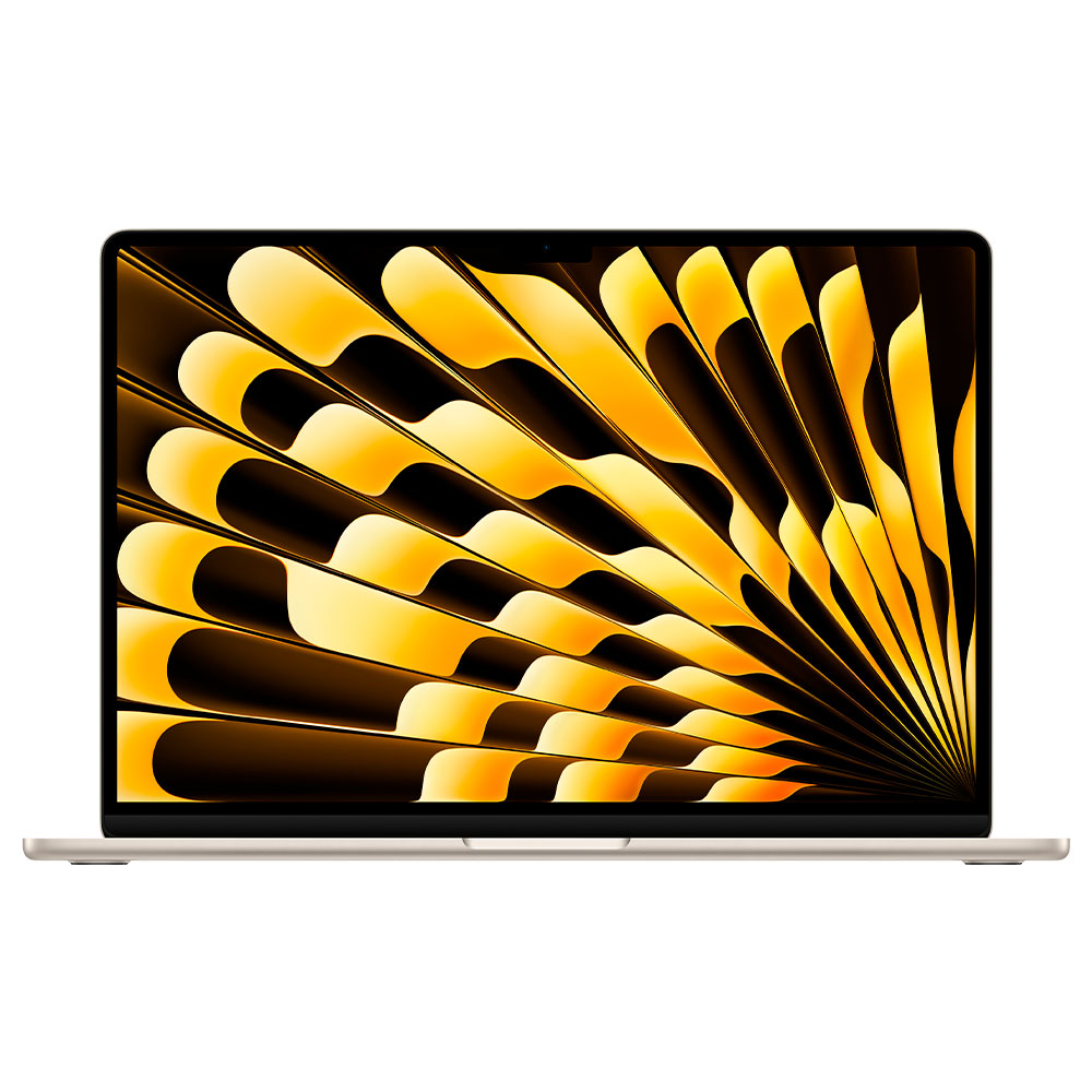 Apple MacBook Air MC9F4LL/A A3114 M3 Octa Core Tela Retina 15.3" / 16GB de RAM / 256GB SSD - Starlight (2024)