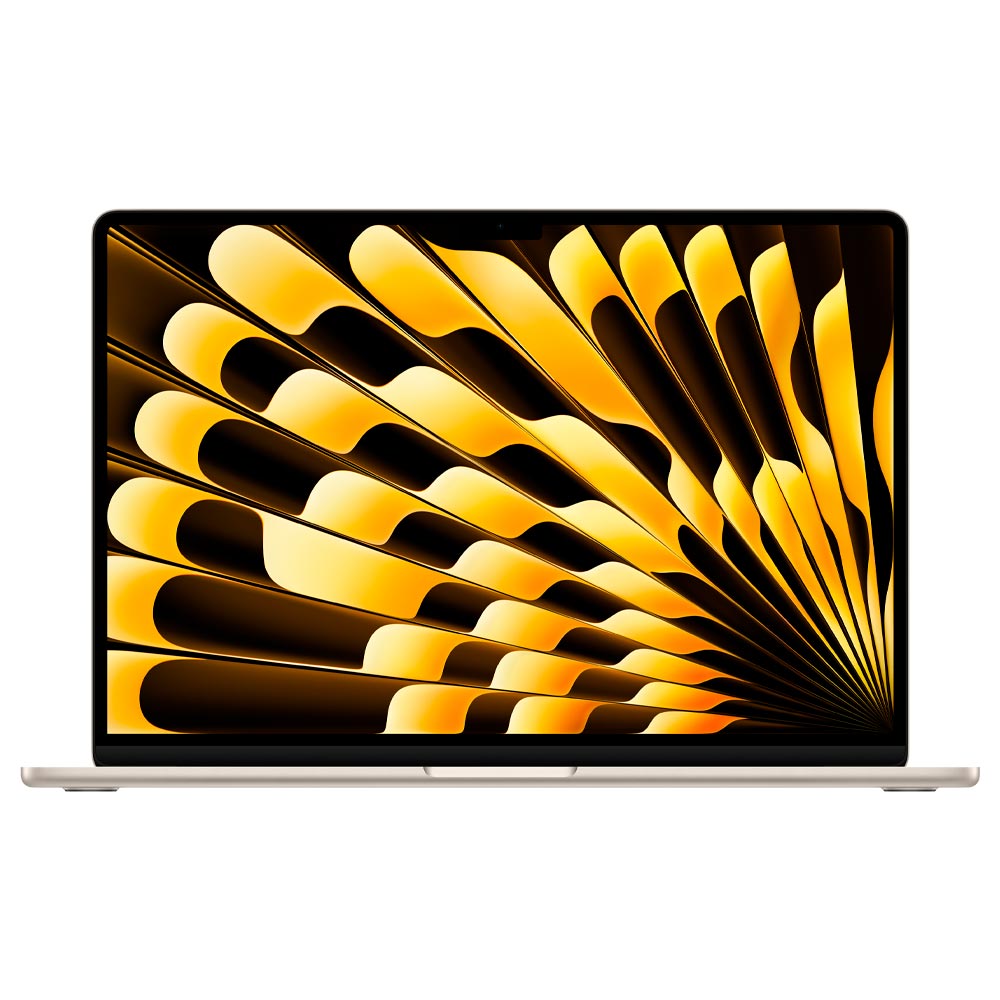 Apple MacBook Air MXD33LL/A A3114 M3 Octa Core Tela Retina 15.3" / 16GB de RAM / 512GB SSD - Starlight (2024)