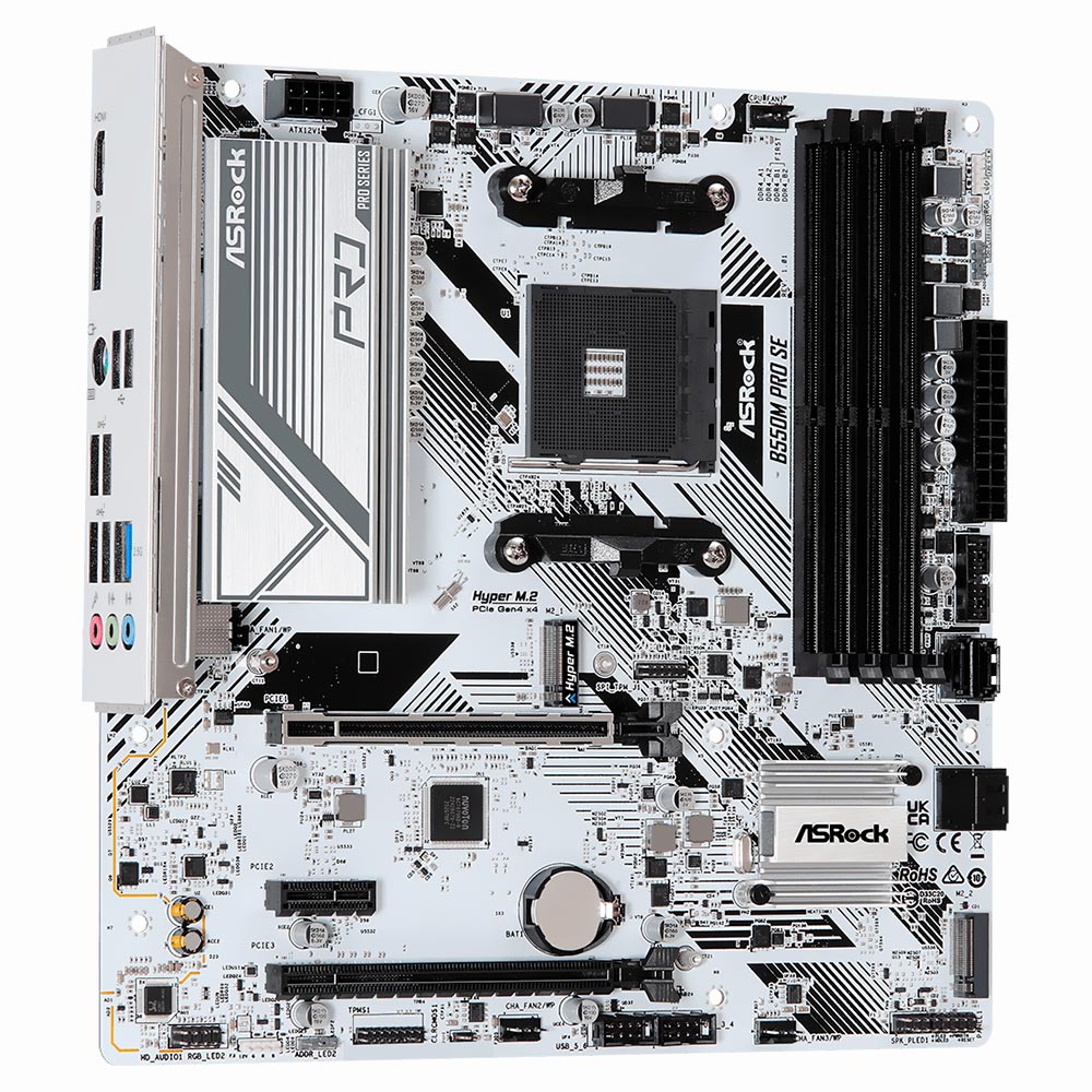 Placa Mãe ASRock B550M Pro SE Socket AM4 / DDR4