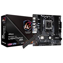 Placa Mãe ASRock B650M PG Lightning Wi-Fi Socket AM5 / DDR5