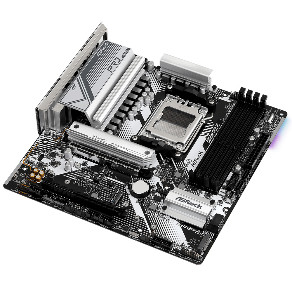 Placa Mãe ASRock B650M Pro RS Socket AM5 / DDR5