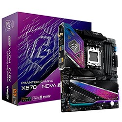Placa Mãe ASRock X870 Nova Wi-Fi Socket AM5 / DDR5