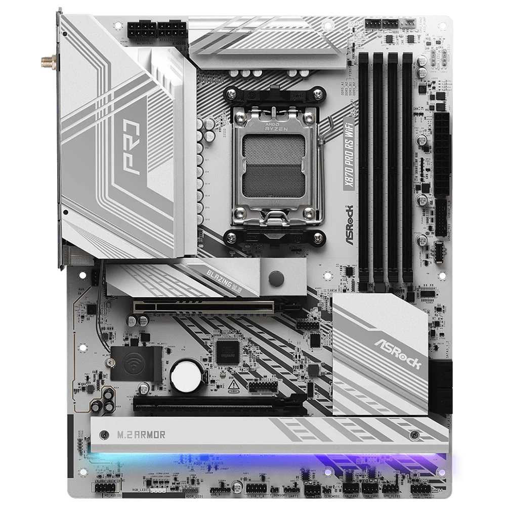 Placa Mãe ASRock X870 Pro RS Wi-Fi Socket / DDR5