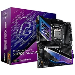 Placa Mãe ASRock X870E Nova Wi-Fi Socket AM5 / DDR5