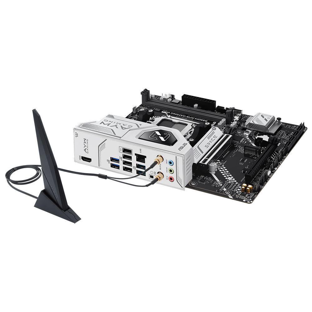 Placa Mãe ASUS B850M AYW Gaming Wi-Fi Socket AM5 / DDR5