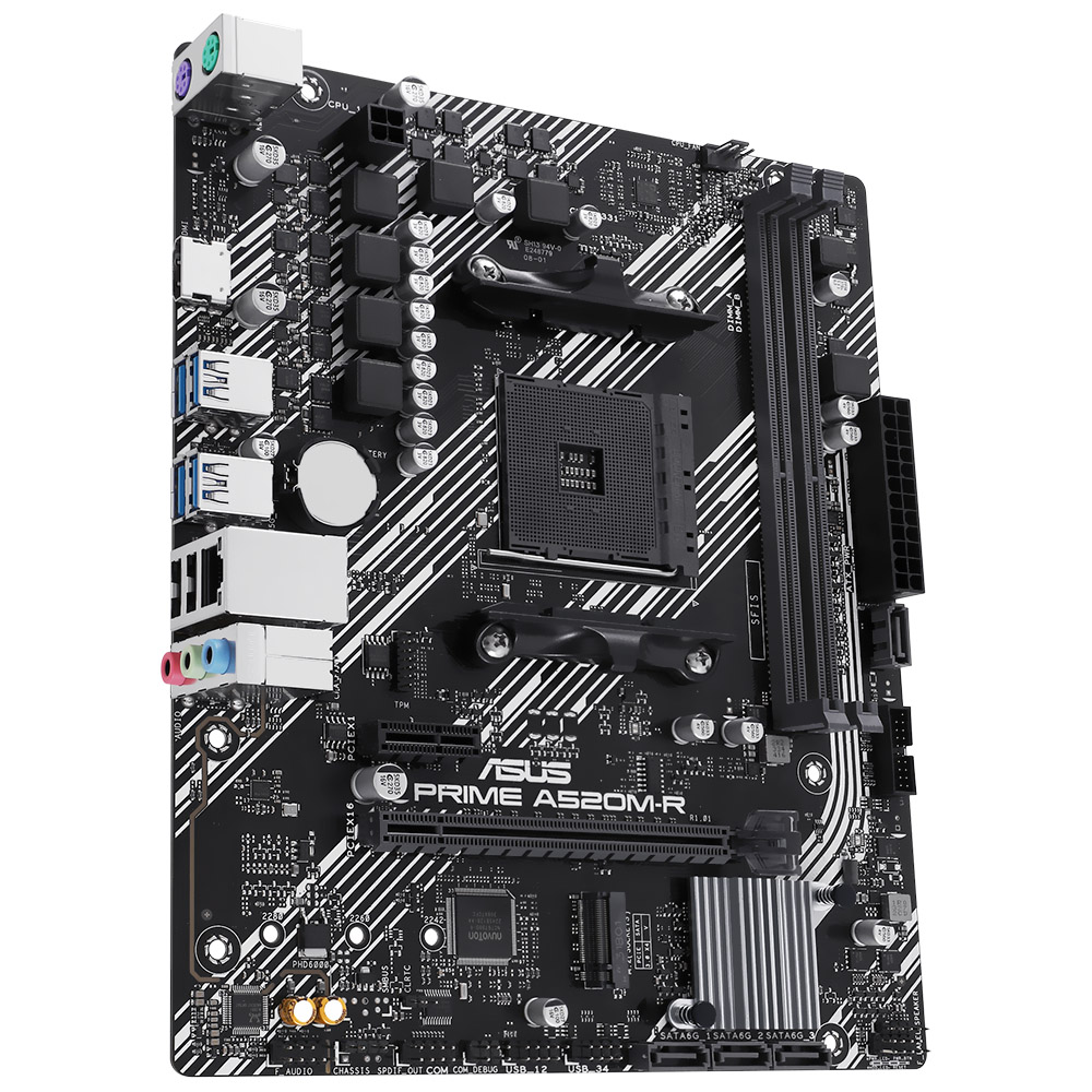 Placa Mãe ASUS Prime A520M-R Socket AM4 / DDR4