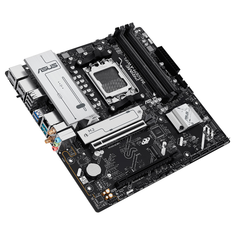 Placa Mãe ASUS Prime B650EM-A Wi-Fi Socket AM5 / DDR5