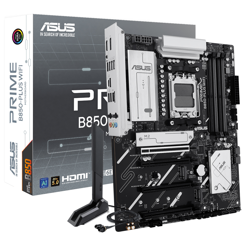 Placa Mãe ASUS Prime B850-PLUS Wi-Fi Socket AM5 / DDR5