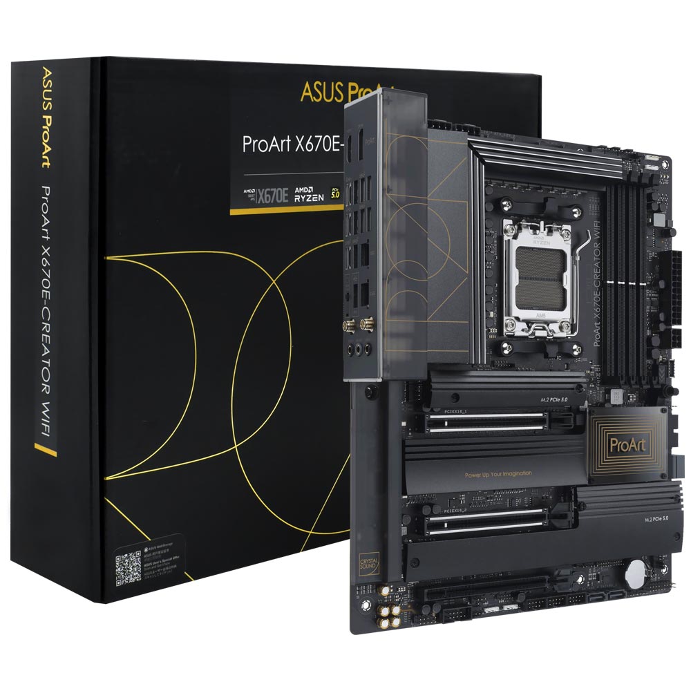 Placa Mãe ASUS ProArt X670E-CREATOR Wi-Fi Socket AM5 / DDR5