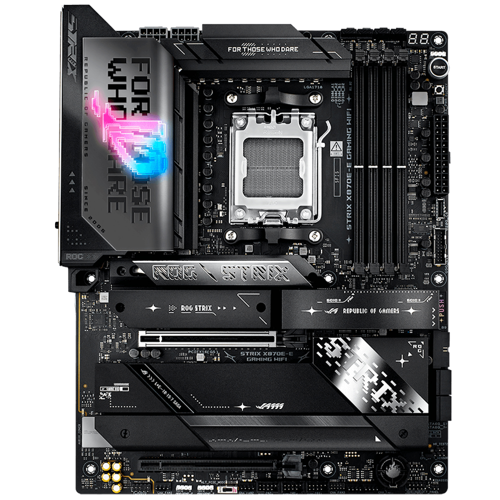 Placa Mãe ASUS ROG Strix X870E-E Gaming Wi-Fi Socket AM5 / DDR5