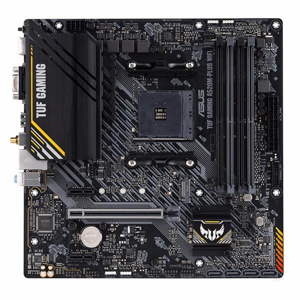 Placa Mãe ASUS TUF Gaming A520M-PLUS Wi-Fi Socket AM4 / VGA / DDR4 