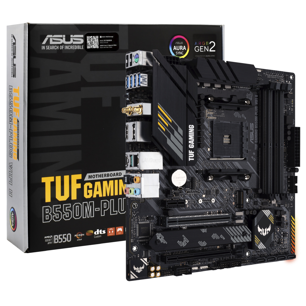 ASUS AMD B550 搭載 AM4 対応 マザーボード TUF GAMING B550M-PLUS