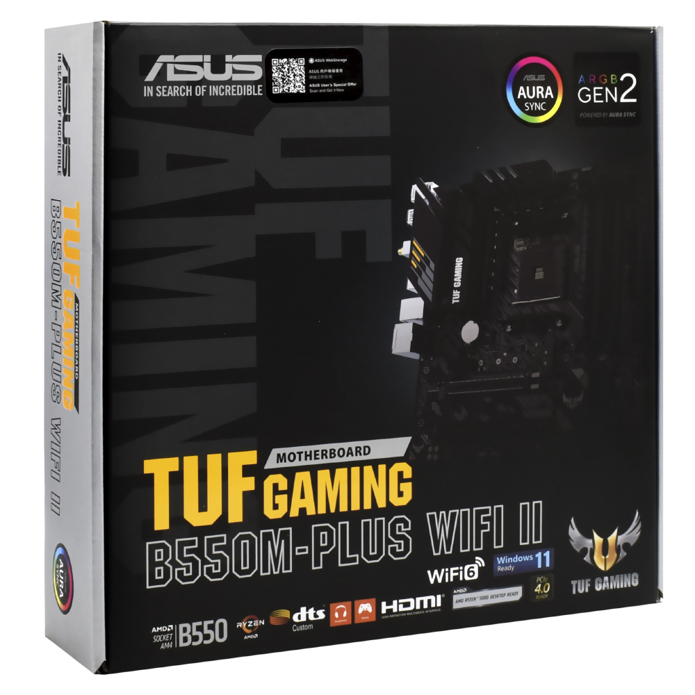 Placa Mãe ASUS TUF Gaming B550M-PLUS Wi-Fi II Socket AM4 / DDR4 no Paraguai  - Visão Vip Informática - Compras no Paraguai - Loja de Informática