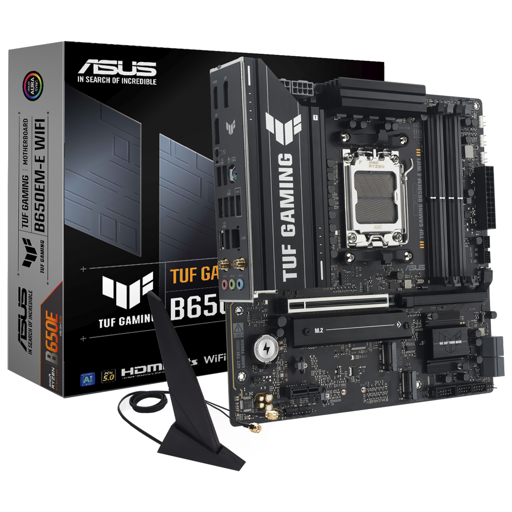 Placa Mãe ASUS TUF Gaming B650EM-E Wi-Fi Socket AM5 / DDR5