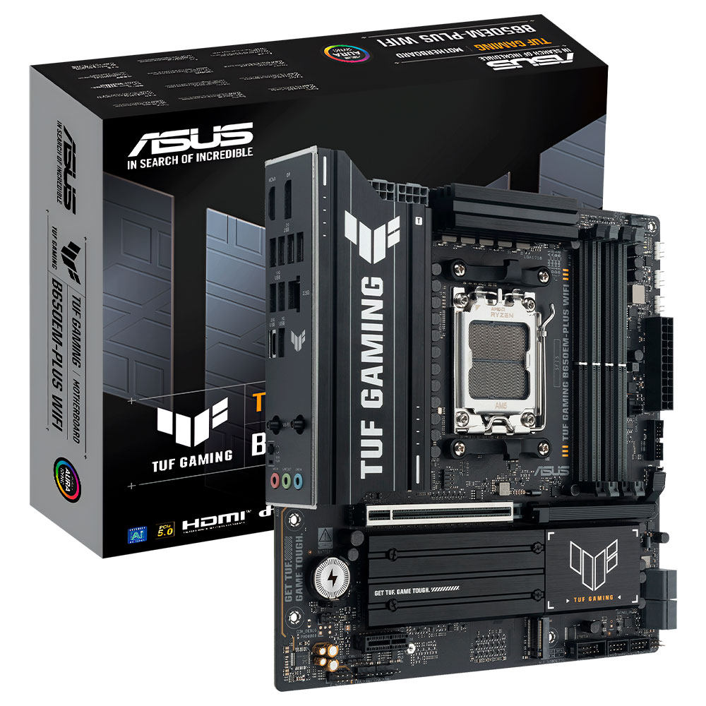 Placa Mãe ASUS TUF Gaming B650EM-PLUS Wi-Fi Socket AM5 / DDR5