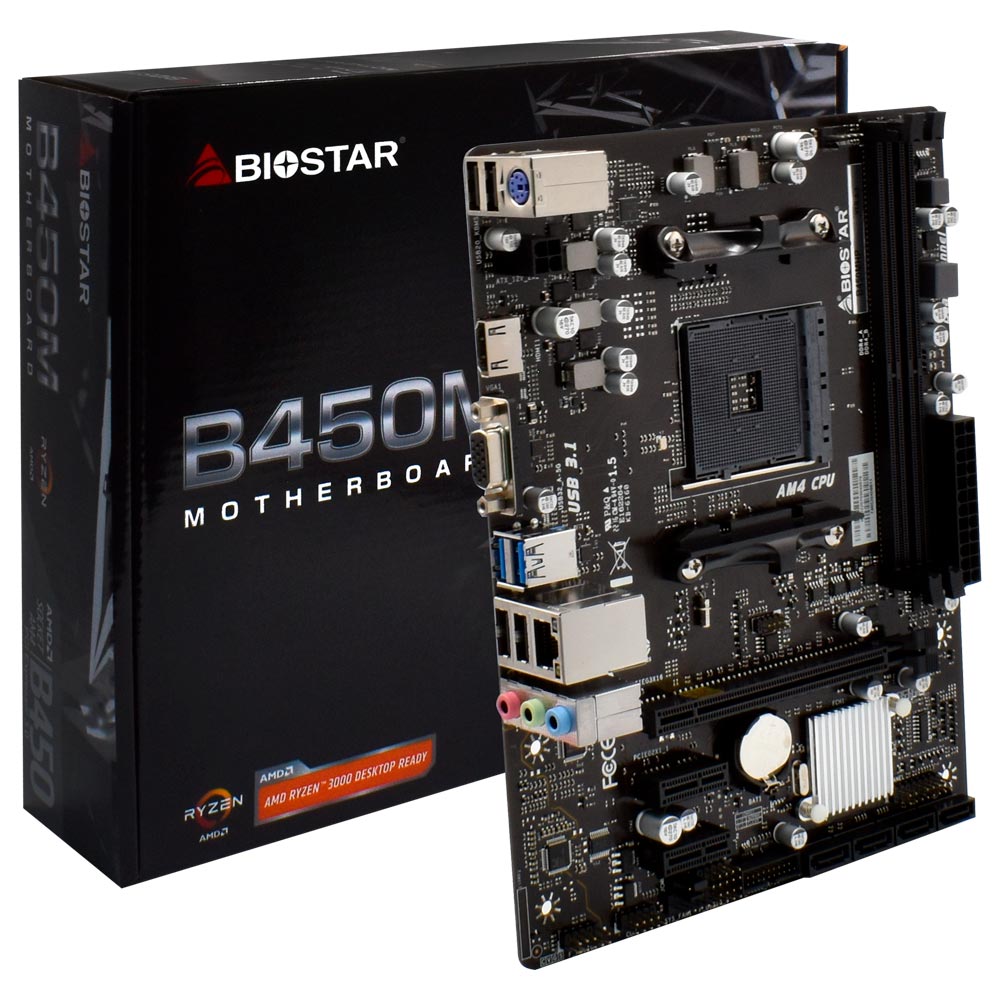 Placa Mãe Biostar B450MHP Socket AM4 / VGA / DDR4 No Paraguai - Visão ...