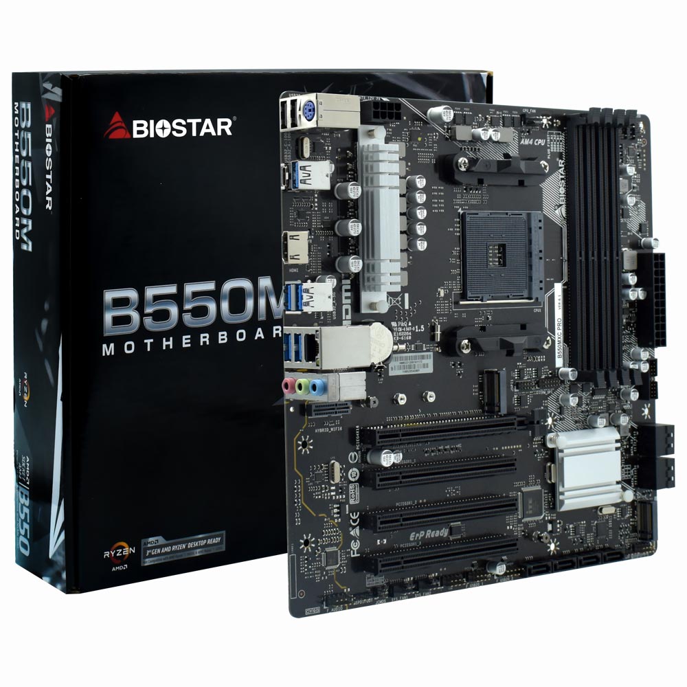 Placa Mãe Biostar B550MXC PRO Socket AM4 / DDR4