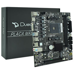 Placa Mãe Duex DX A320ZG M2 Socket AM4 / VGA / DDR4