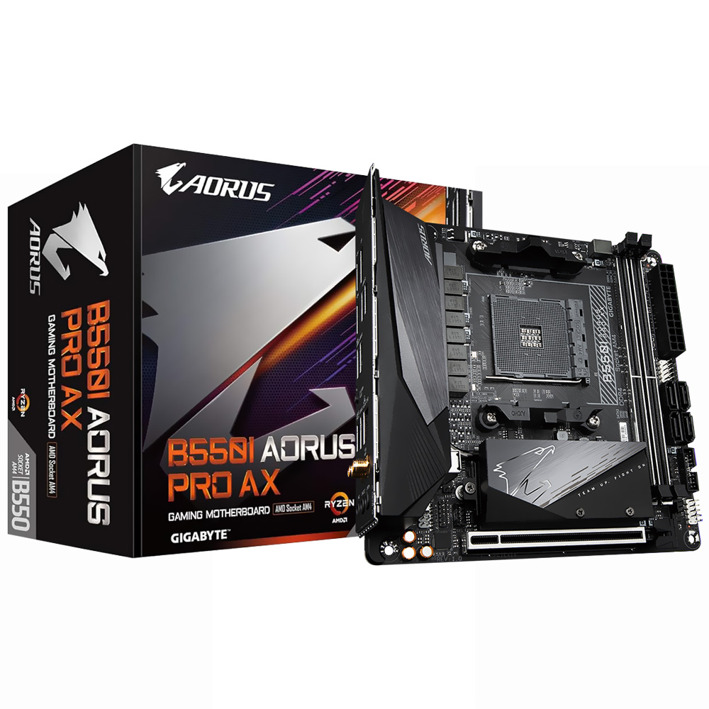 Placa Mãe Gigabyte B550I AORUS Pro AX Socket AM4 / DDR4