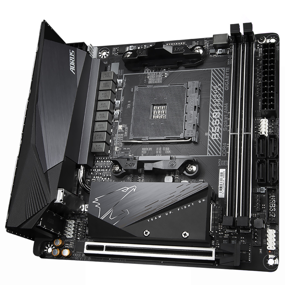 Placa Mãe Gigabyte B550I AORUS Pro AX Socket AM4 / DDR4