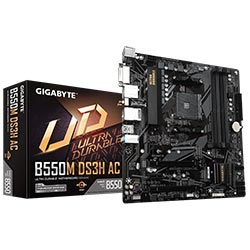 Placa Mãe Gigabyte B550M DS3H AC Socket AM4 / DDR4