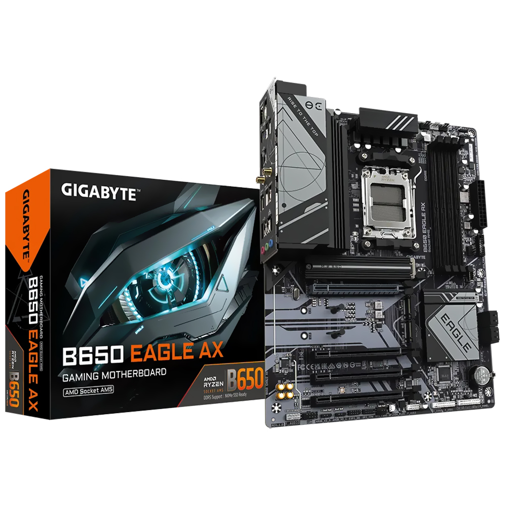 Placa Mãe Gigabyte B650 Eagle AX Socket AM5 / DDR5