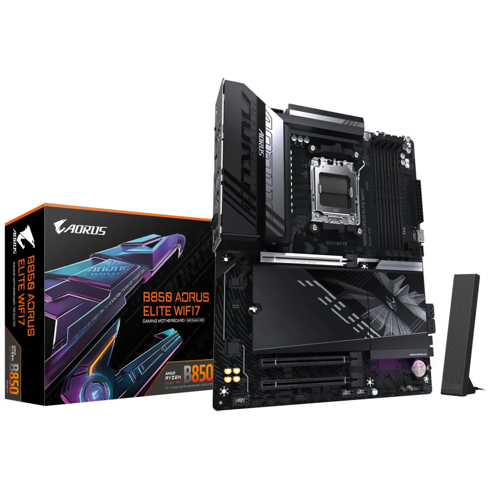 Placa Mãe Gigabyte B850 AORUS Elite Wi-Fi 7 Socket AM5 / DDR5