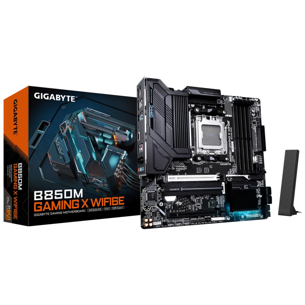 Placa Mãe Gigabyte B850M Gaming X Wi-Fi 6E Socket AM5 / DDR5