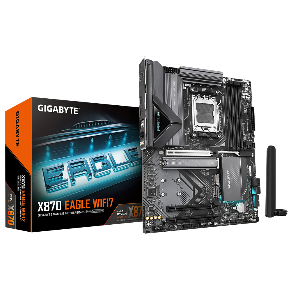 Placa Mãe Gigabyte X870 Eagle Wi-Fi 7 Socket AM5 / DDR5