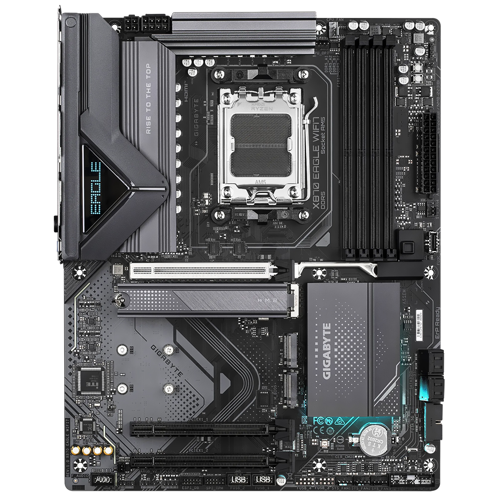 Placa Mãe Gigabyte X870 Eagle Wi-Fi 7 Socket AM5 / DDR5