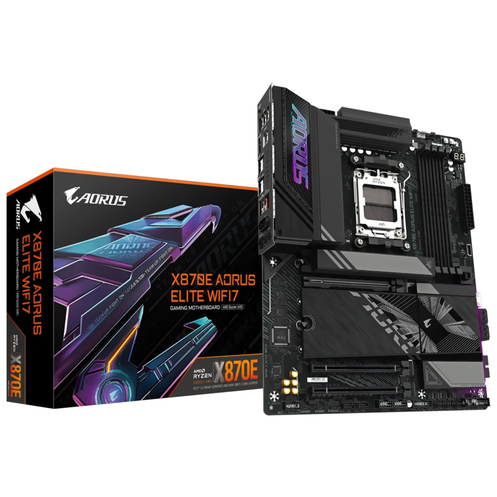 Placa Mãe Gigabyte X870E AORUS Elite Wi-Fi7 Socket AM5 / DDR5